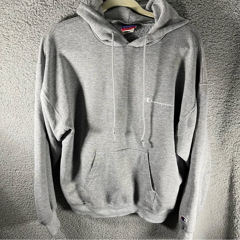 Vintage champion hoodie sweatshirt size large - Picture 1 of 13